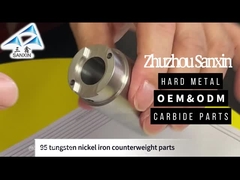 Partes de contrapeso de hierro de níquel de tungsteno