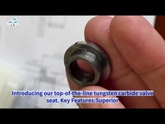 Silla de válvula de precisión de acero de tungsteno