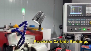 Rectificado en forma de T personalizado del diámetro exterior del buje de carburo de tungsteno