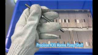 K30 Weak‑Magnetic Alloy Seawater Pump Rotor Shaft | High Precision CNC Machining